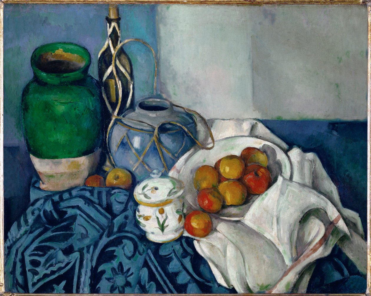 Zátiší s jablky (olej na plátně) od Paul Cezanne