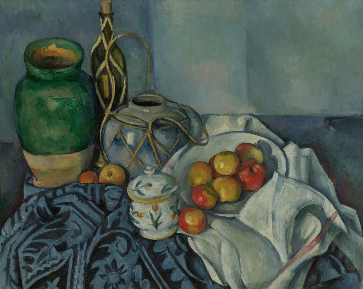 Zátiší s jablky od Paul Cézanne