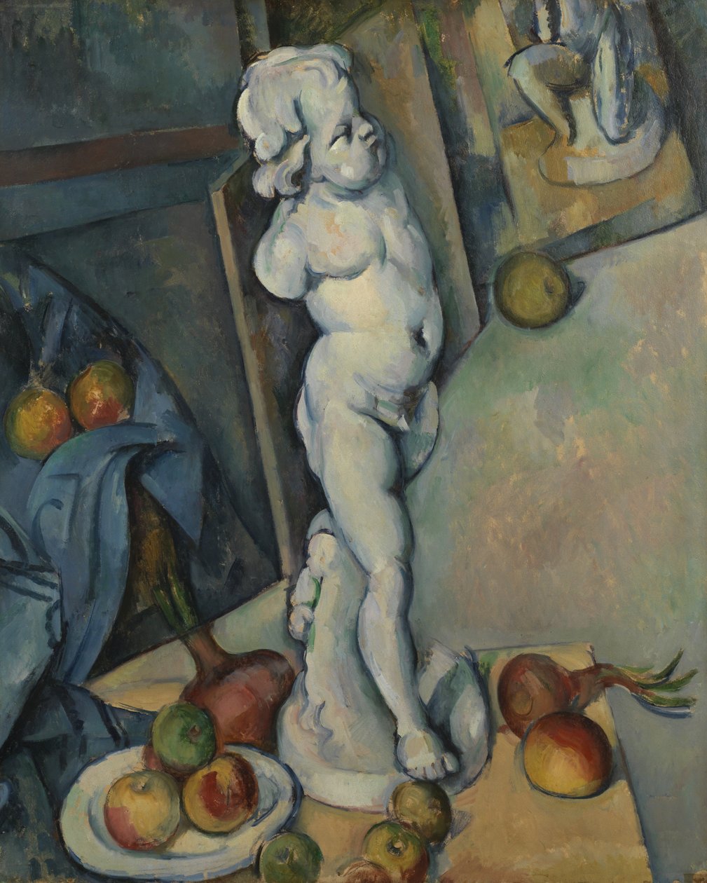 Zátiší s Plaster Cupidem, kolem roku 1894 (olej na papíře) od Paul Cézanne