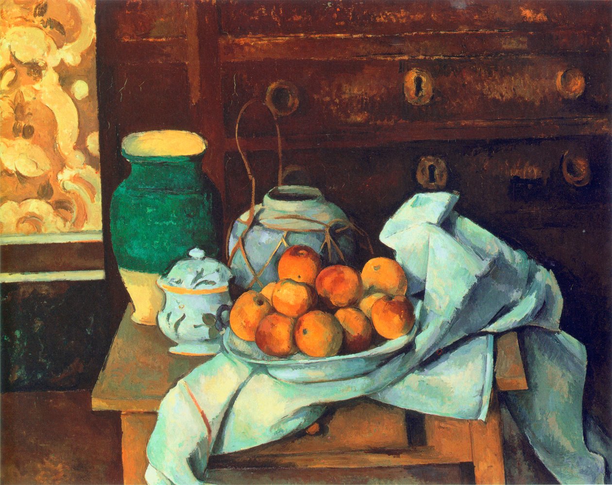 Zátiší s komodou od Paul Cézanne