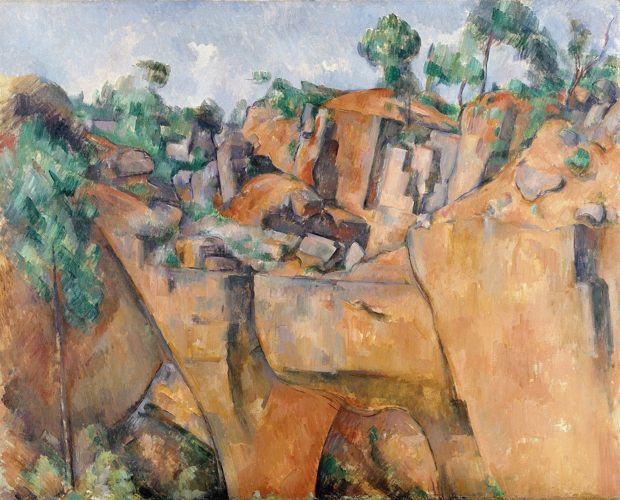 Lom Bibémus od Paul Cézanne