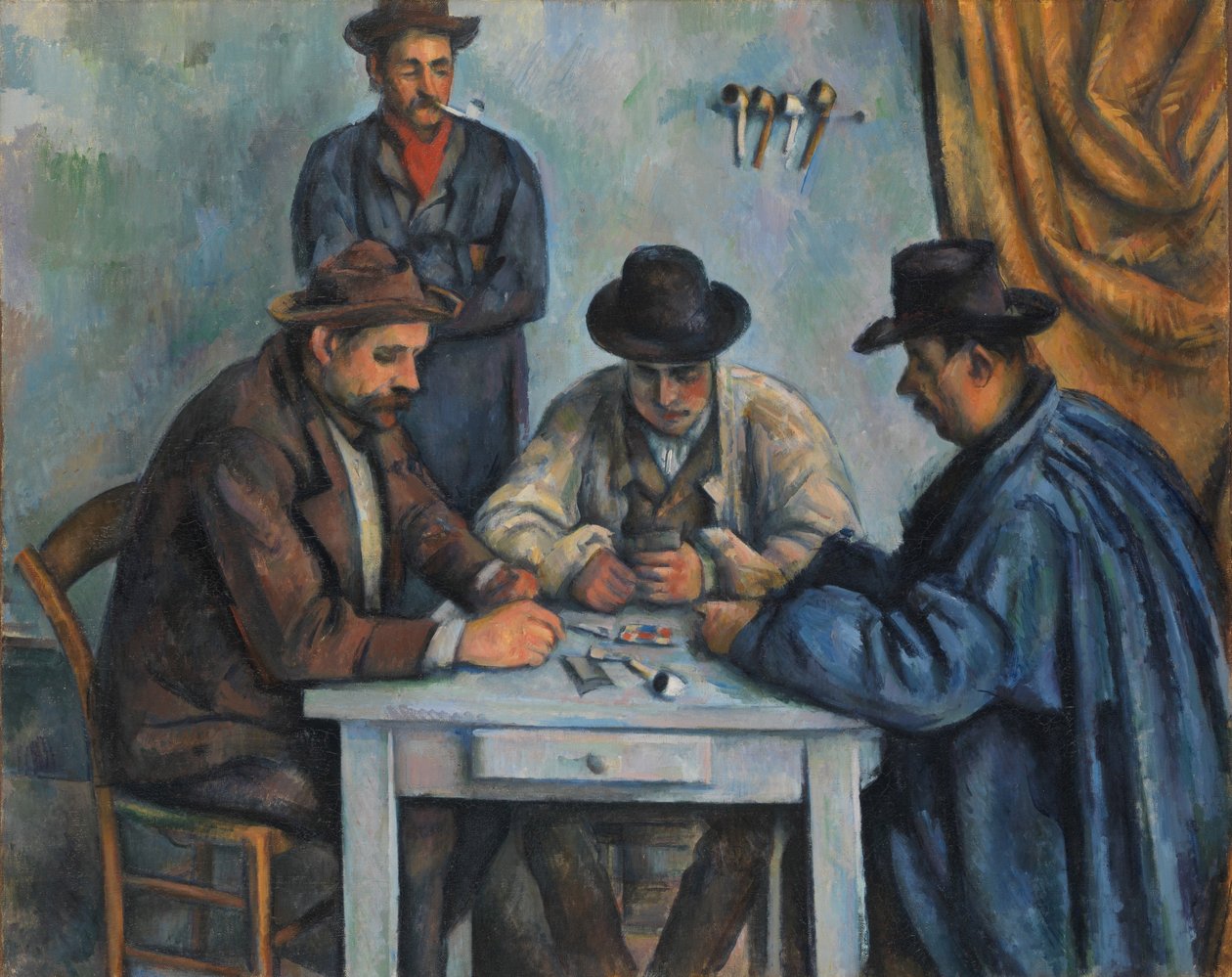Hráči karet od Paul Cézanne