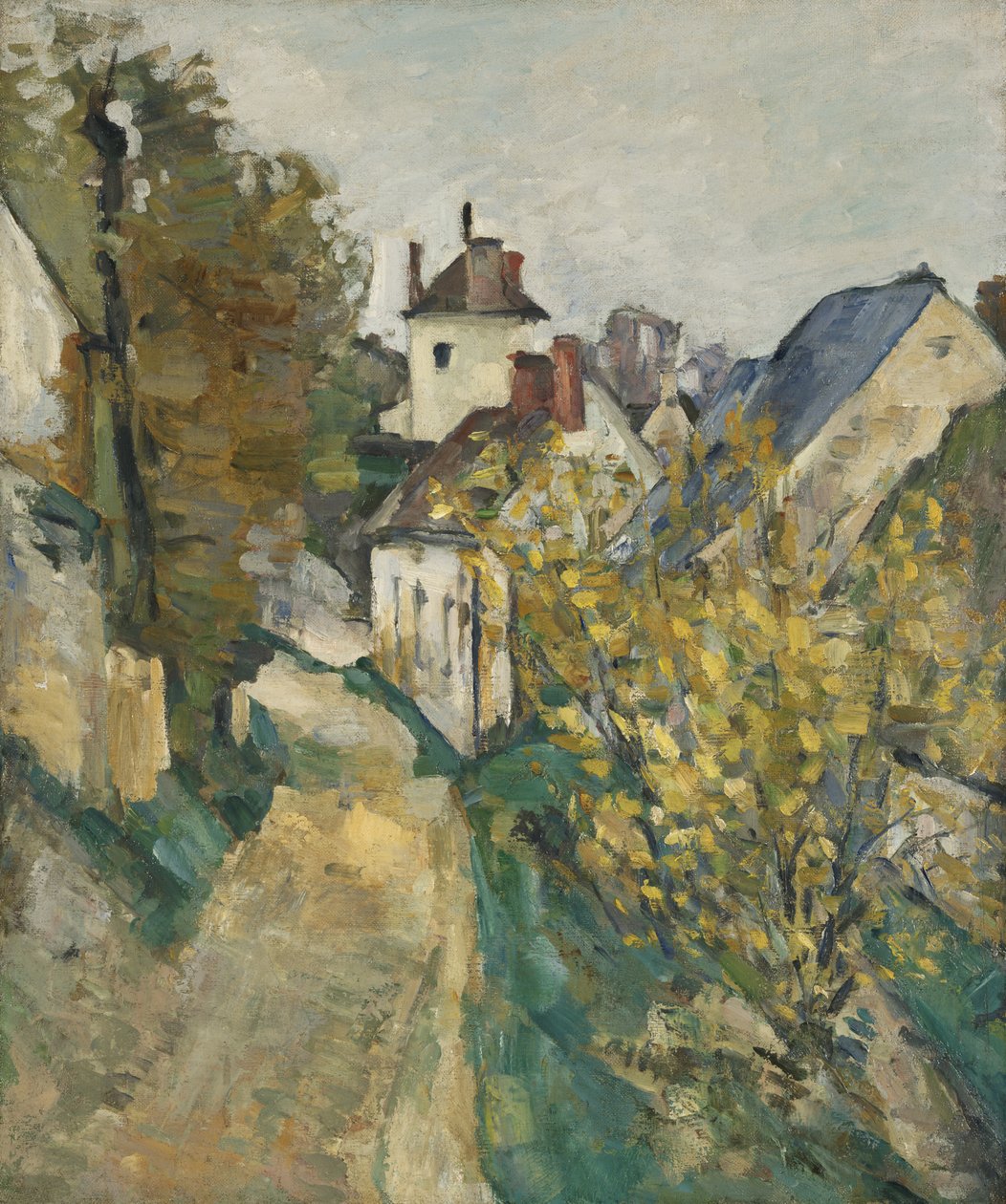 Dům Dr. Gacheta v Auvers-sur-Oise od Paul Cézanne