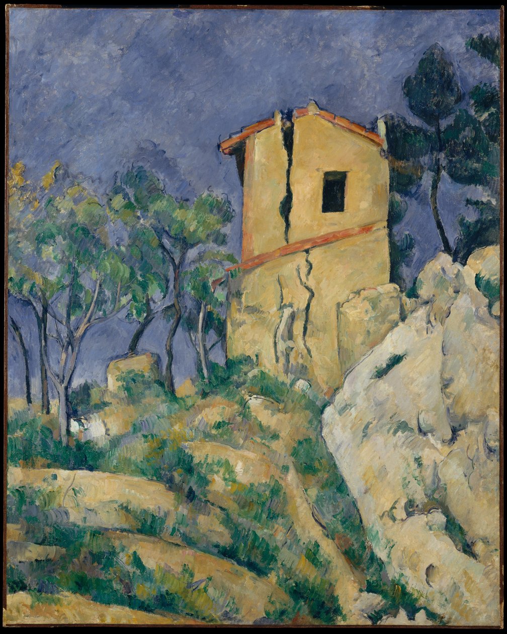 Dům s popraskanými stěnami od Paul Cézanne