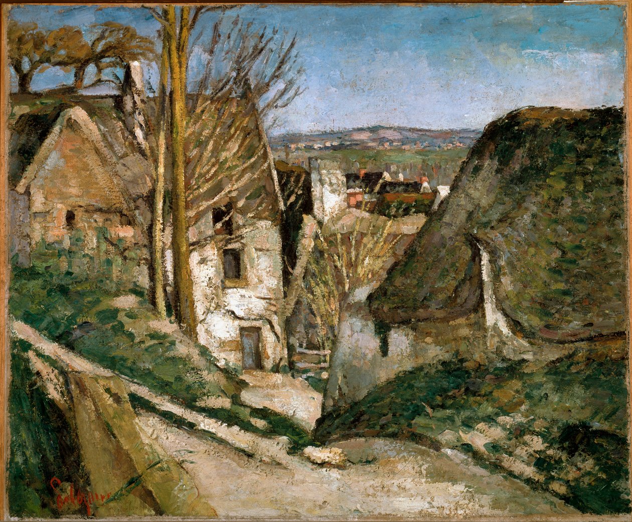 Dům oběšeného muže (olej na plátně od Paul Cézanne