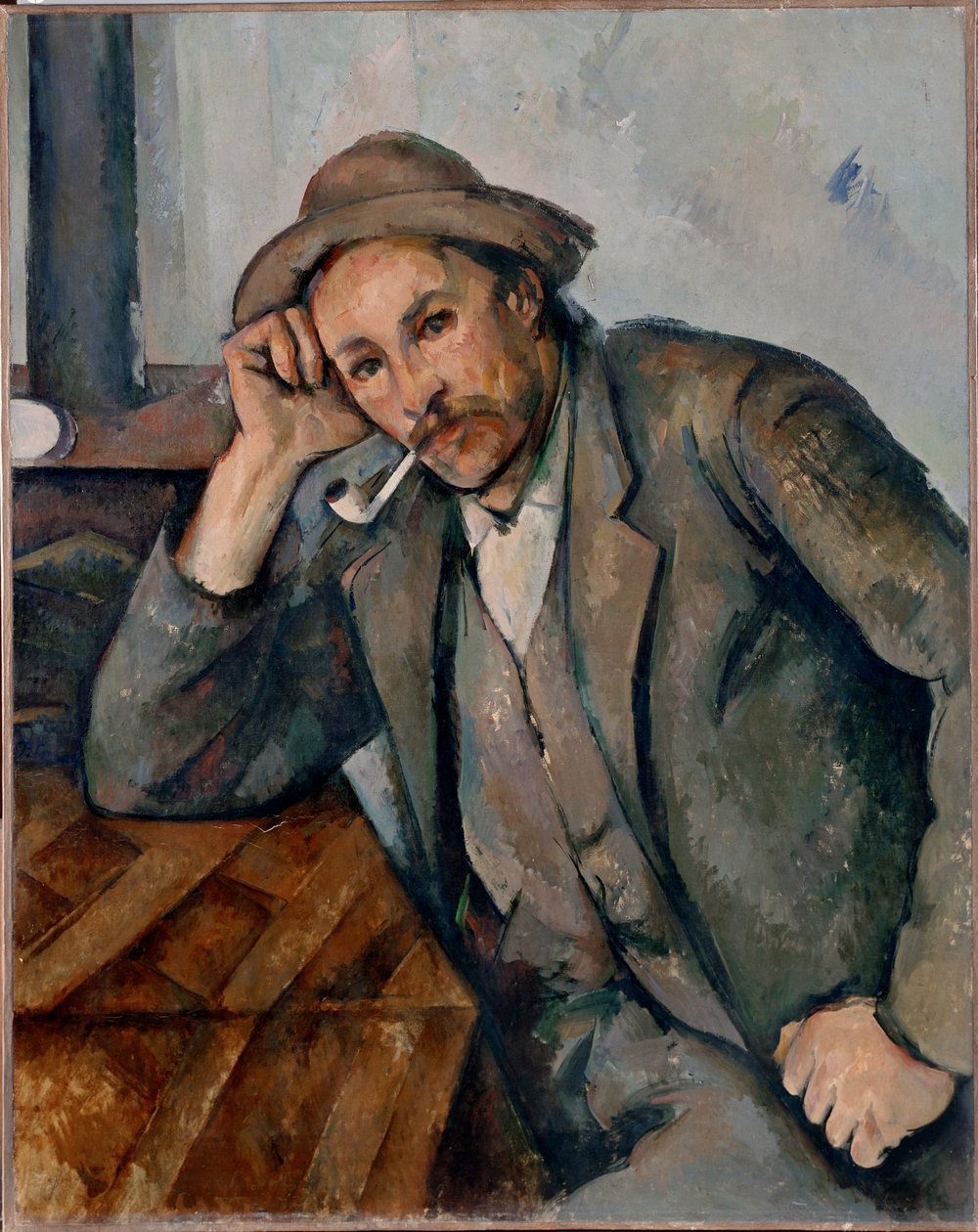 Kuřák dýmky ... (olej na plátně) od Paul Cézanne