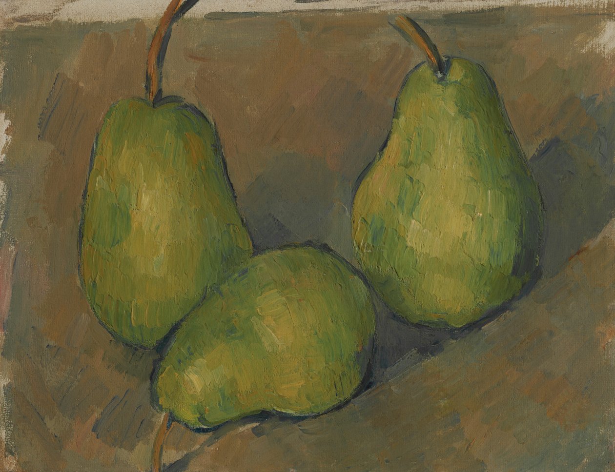 Tři hrušky od Paul Cezanne