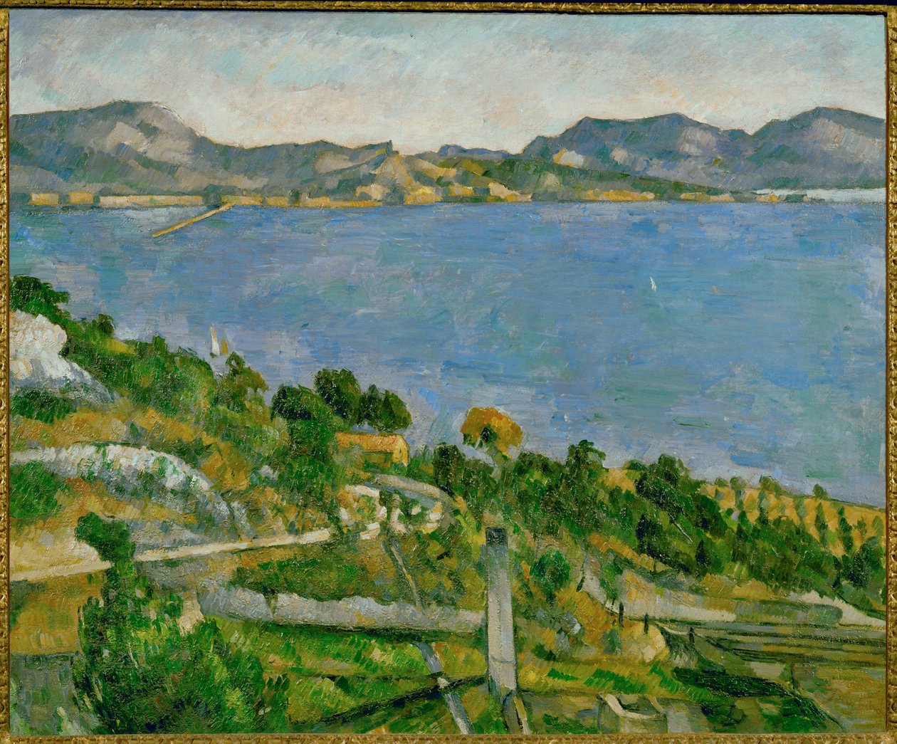 Pohled na Marseillský záliv (olej na plátně) od Paul Cezanne
