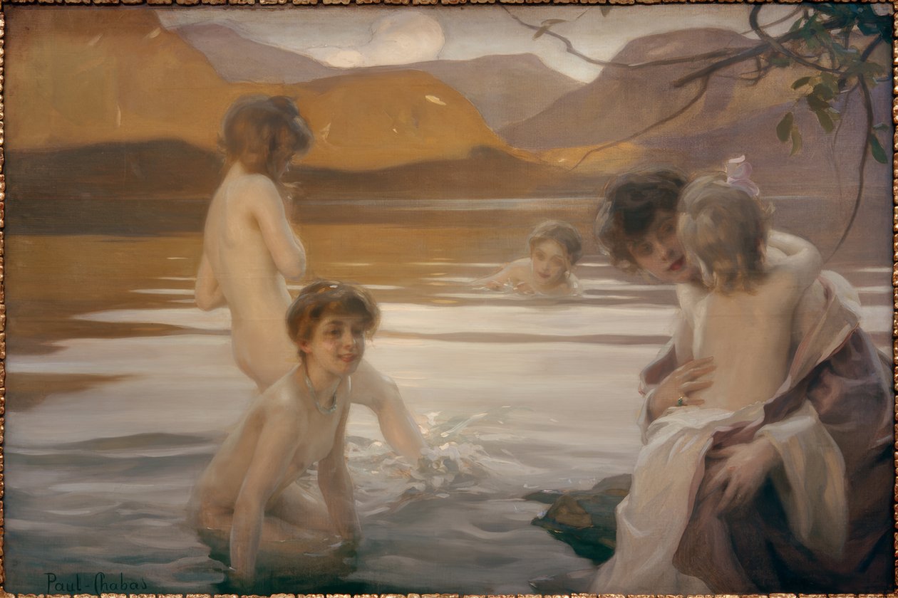 První koupel od Paul Chabas