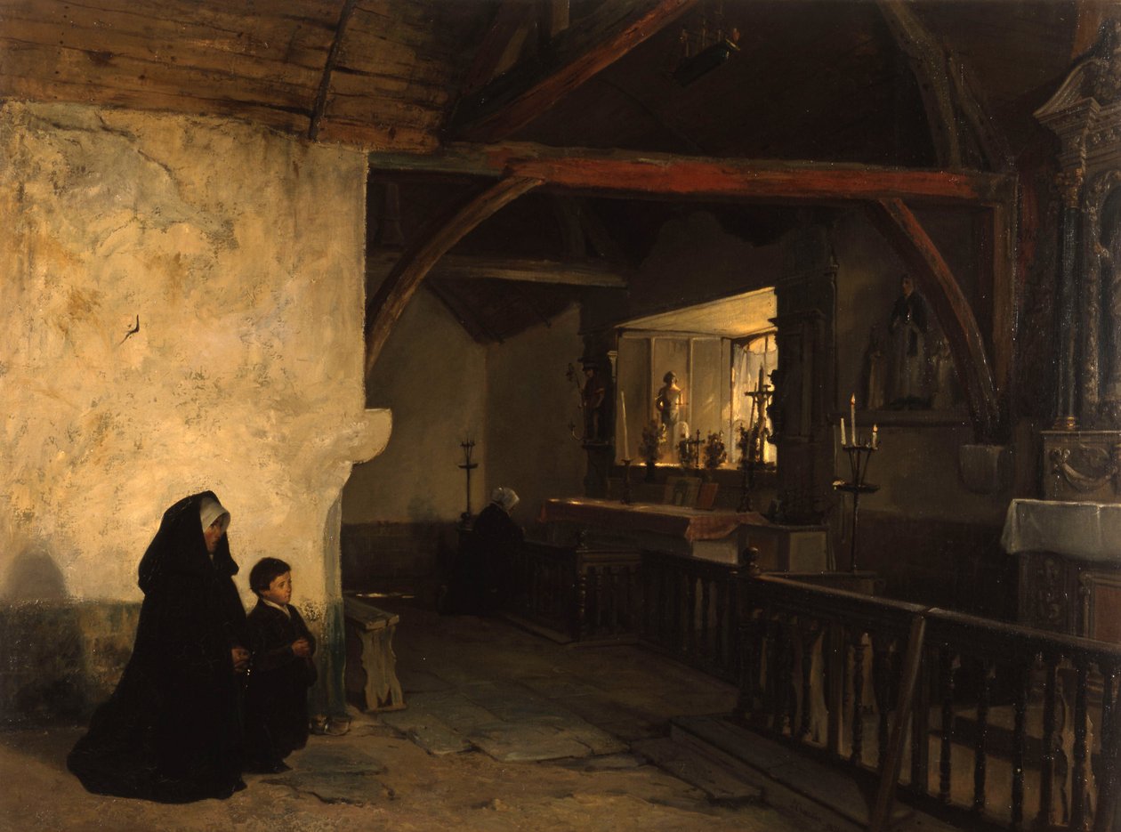 Rybářská kaple poblíž Plouhy od Paul Chardin