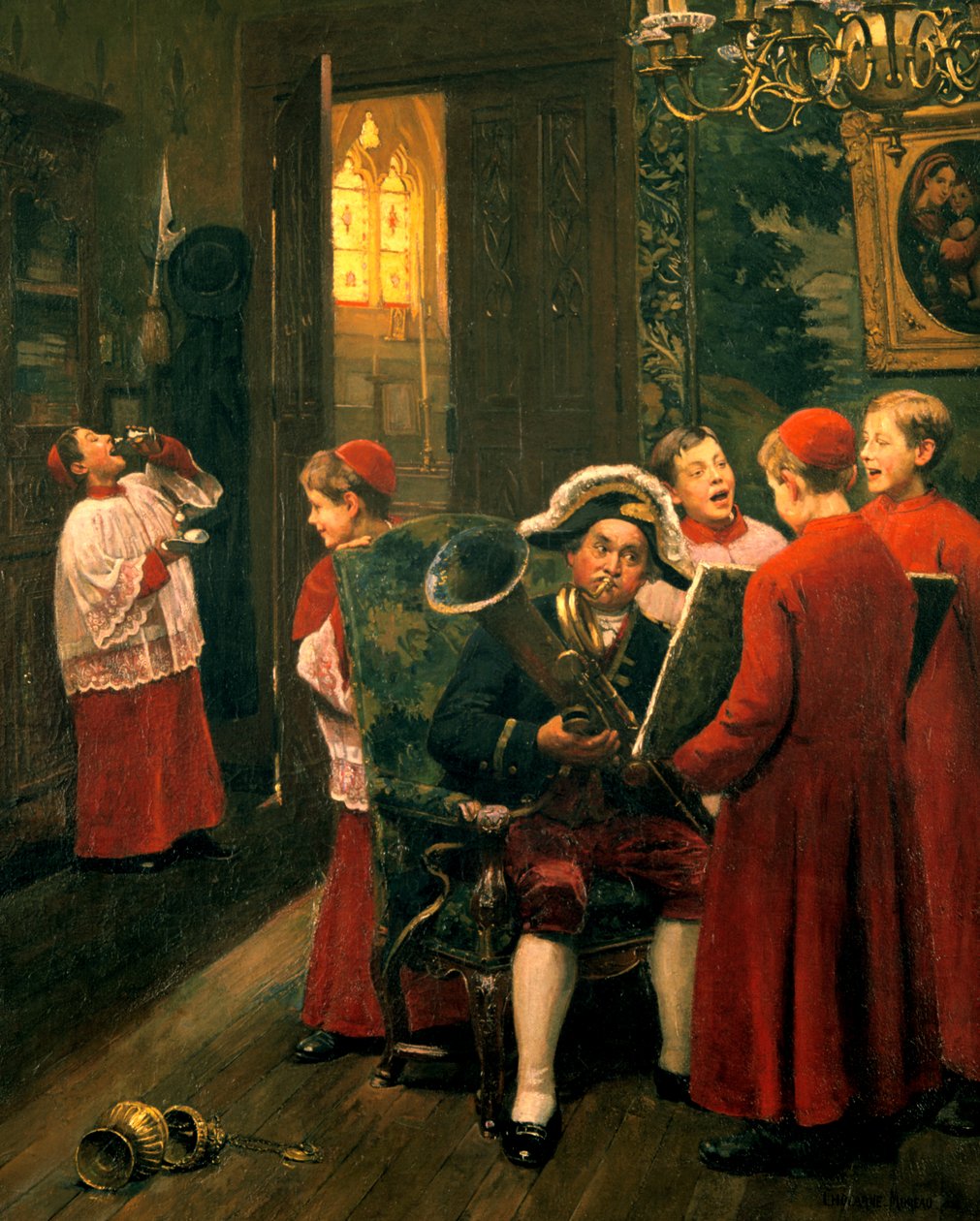 Děti sboru, c1900-1930 od Paul Charles Chocarne Moreau