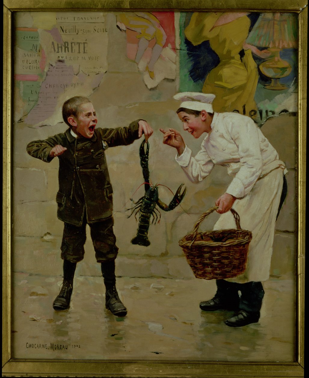 Le Petit Comis († 1902) od Paul Charles Chocarne Moreau