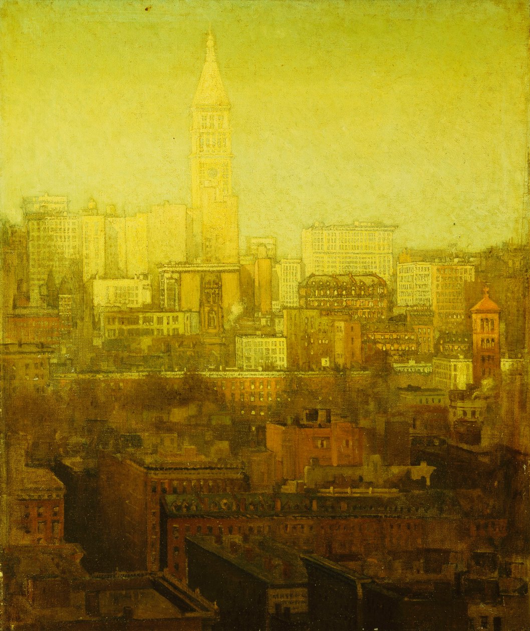 Panoráma města New York, od Paul Cornoyer
