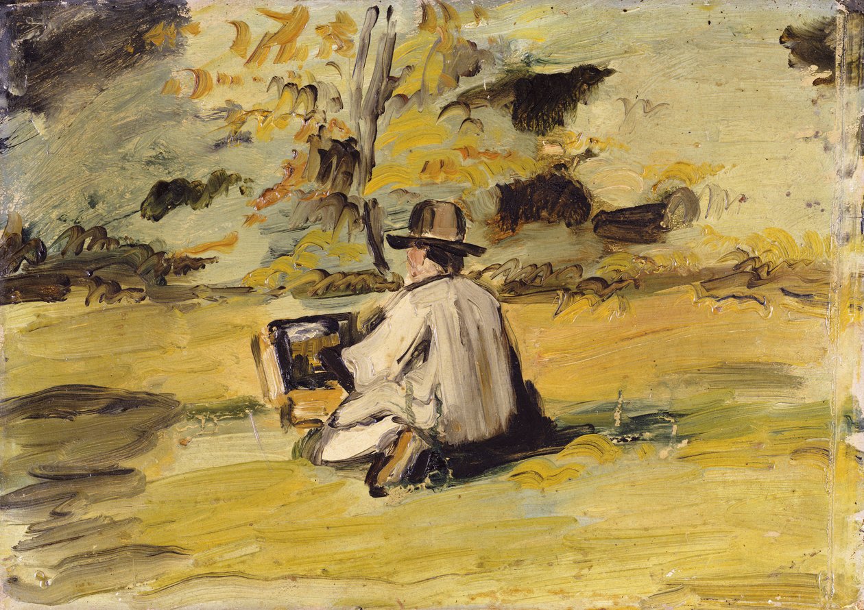 Malíř v práci od Paul Cézanne