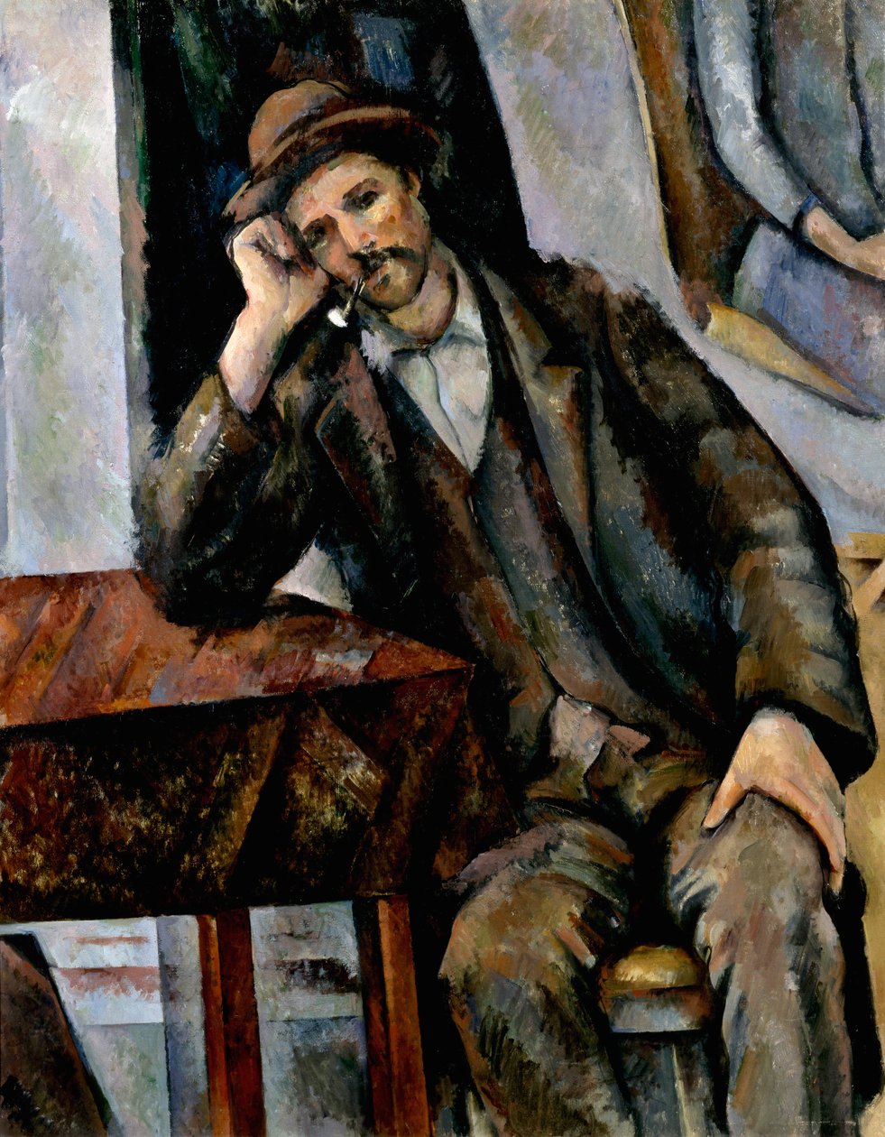 Kuřák, 1890-1892. od Paul Cézanne