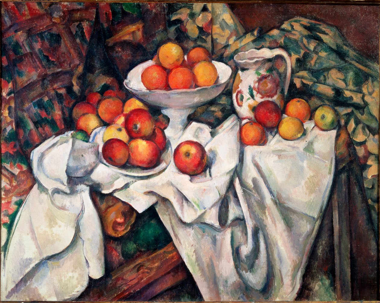 Jablka a pomeranče od Paul Cézanne