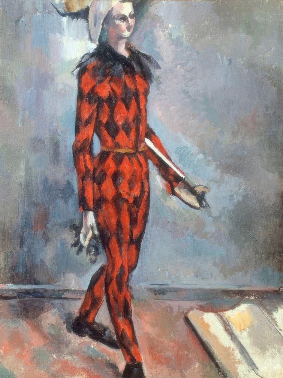 Arlekýn od Paul Cézanne