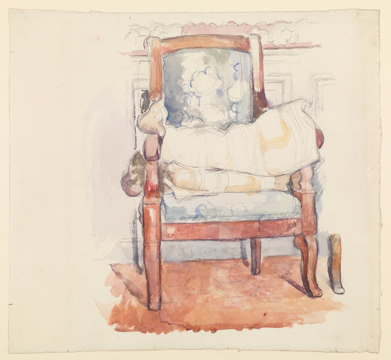 Křeslo, cca 1885-90 od Paul Cézanne
