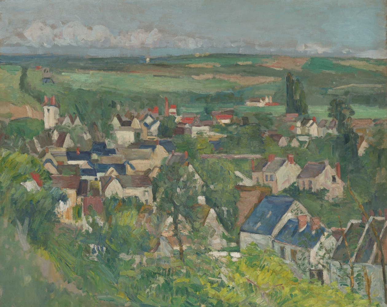 Auvers, Panoramatický výhled od Paul Cézanne