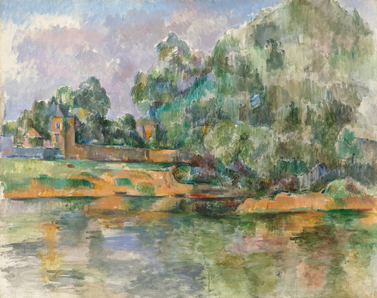 Břehy Seiny v Médanu, c. 18851890. od Paul Cézanne