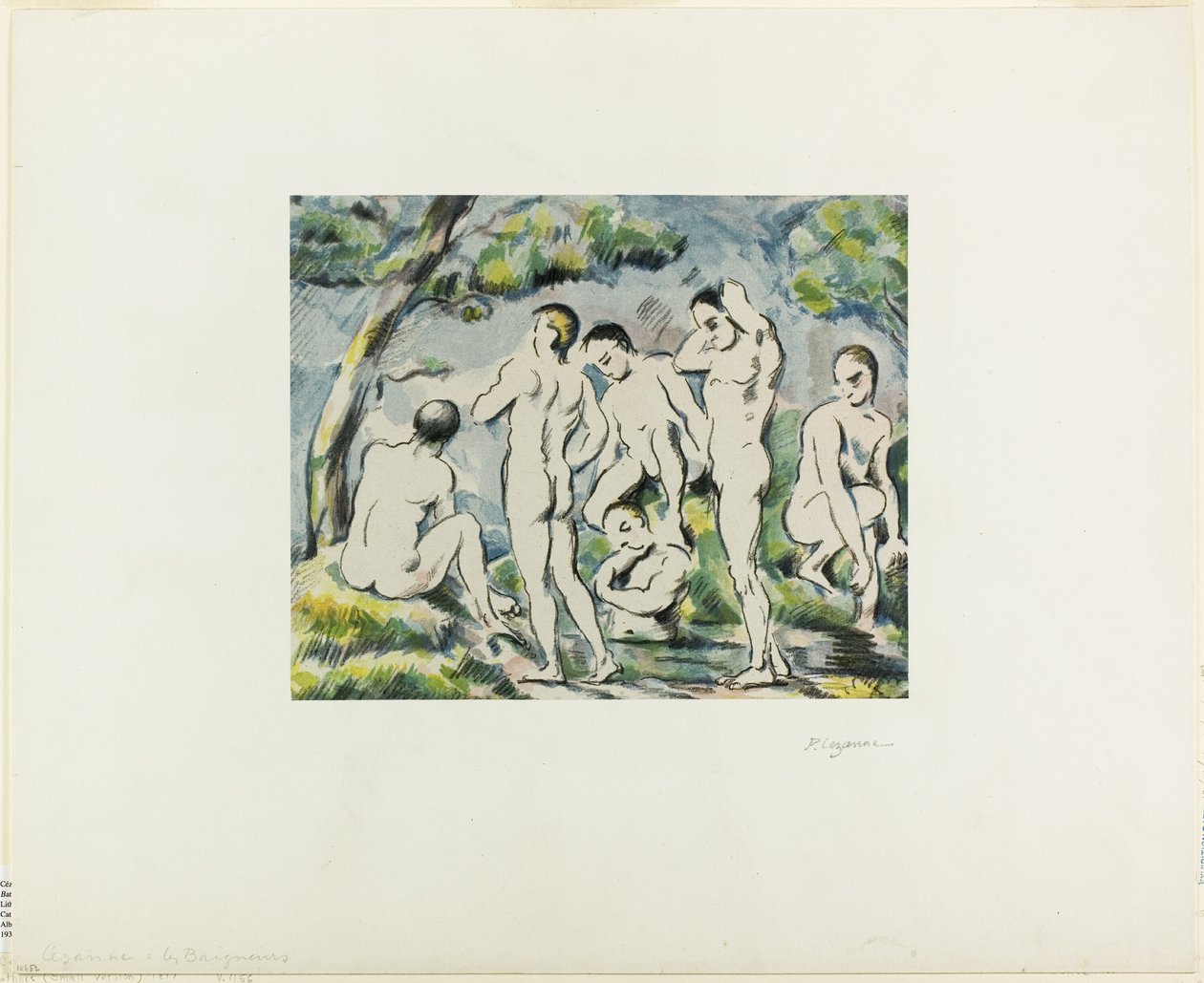 Koupající se od Paul Cézanne