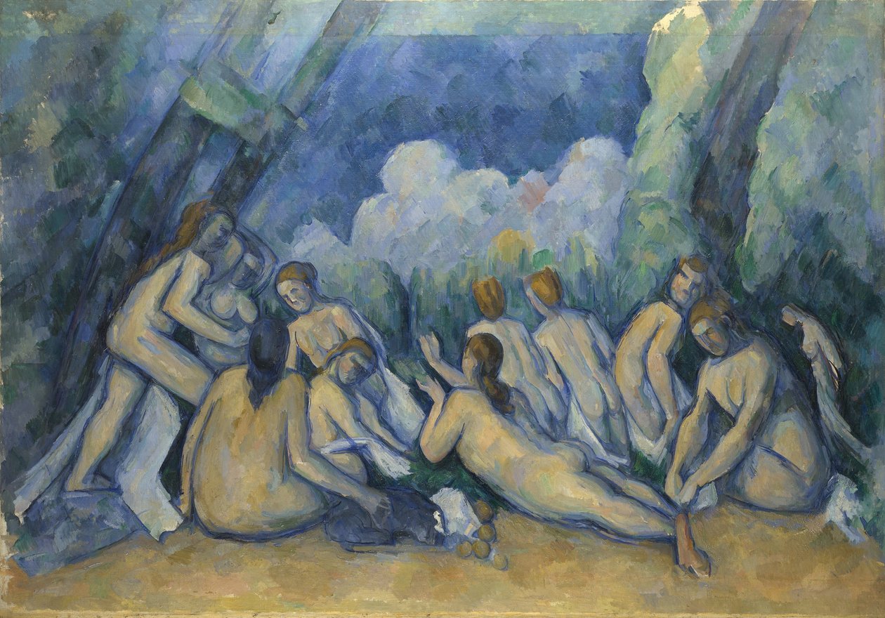 Bathers Les Grandes Baigneuses, 1894-1905 od Paul Cézanne
