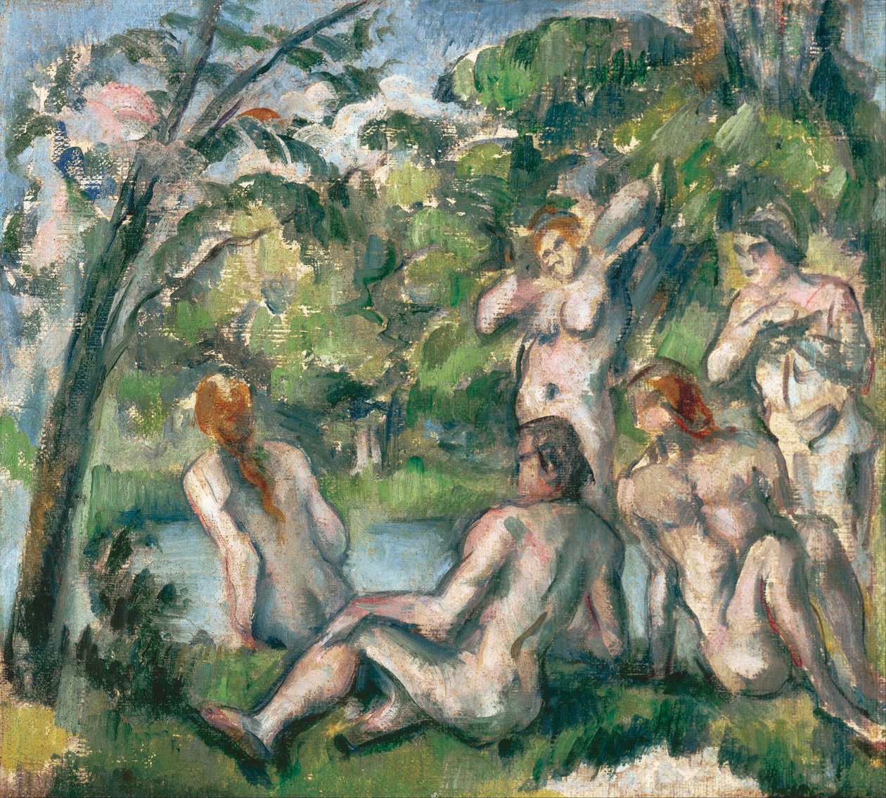 Bathers par Cezanne, Paul (1839-1906) od Paul Cézanne