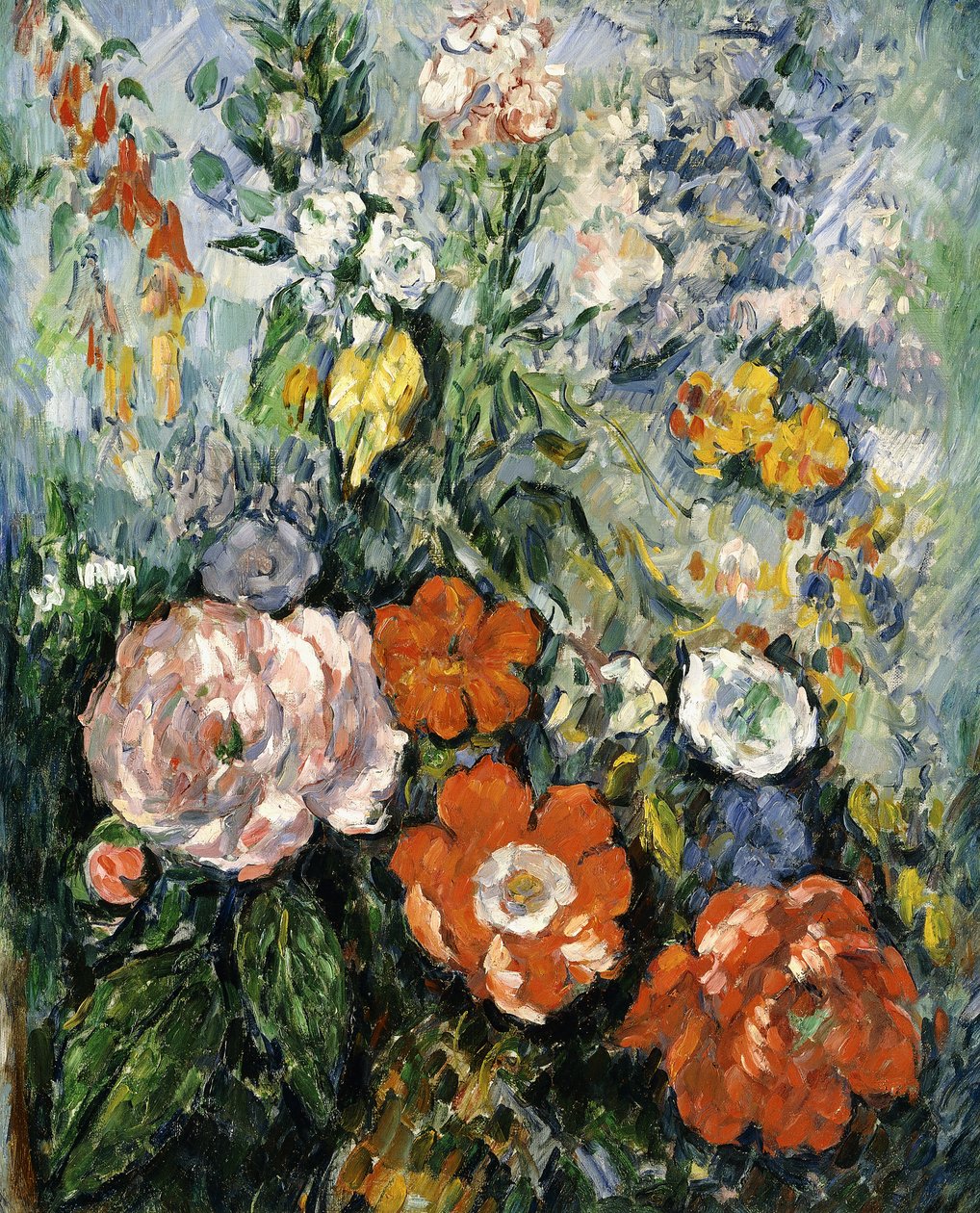 Kytice květin, 1879-1880 od Paul Cézanne