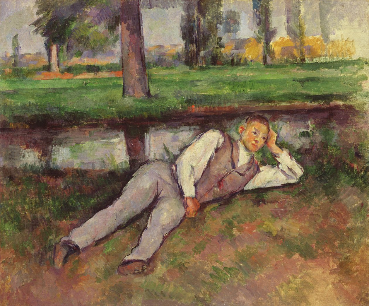Chlapec odpočívá, kolem roku 1887 od Paul Cézanne