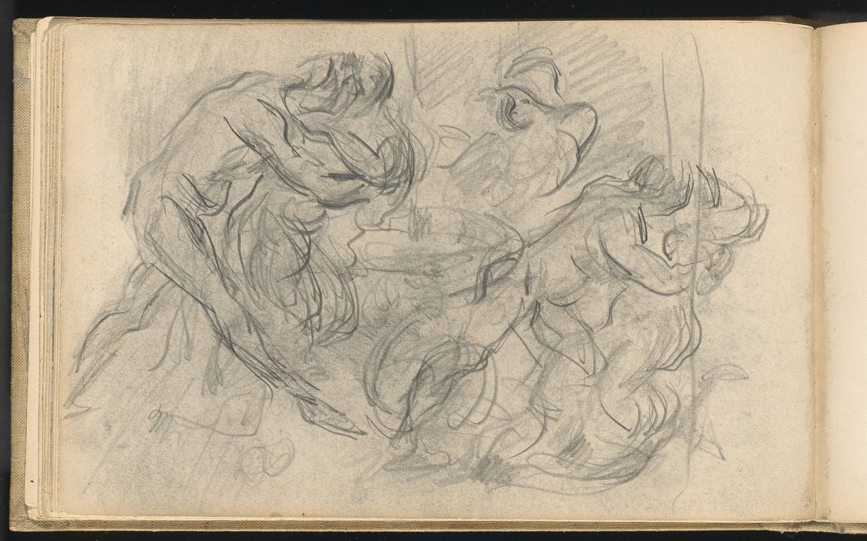 Karnevalová scéna od Paul Cézanne