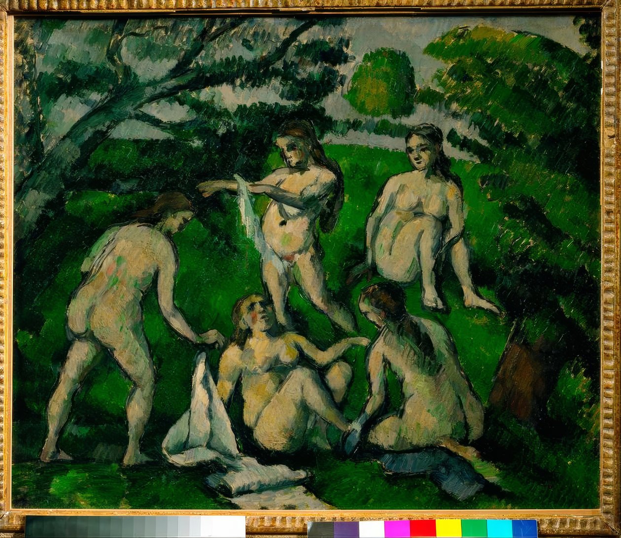Pět koupajících se od Paul Cézanne
