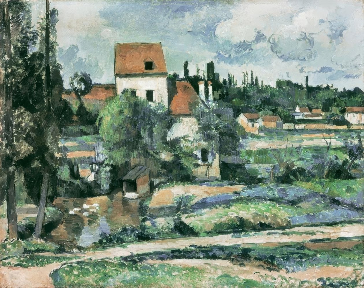 Mlýn na Couleuvre poblíž Pontoise od Paul Cézanne