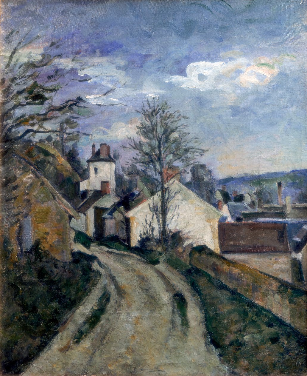 Doctor Gachets House v Auvers, c1873 od Paul Cézanne