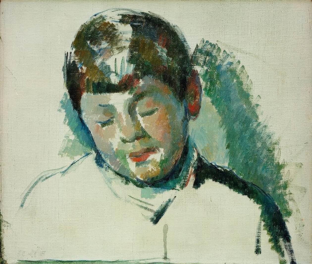 Skica pro portrét umělcova syna od Paul Cézanne