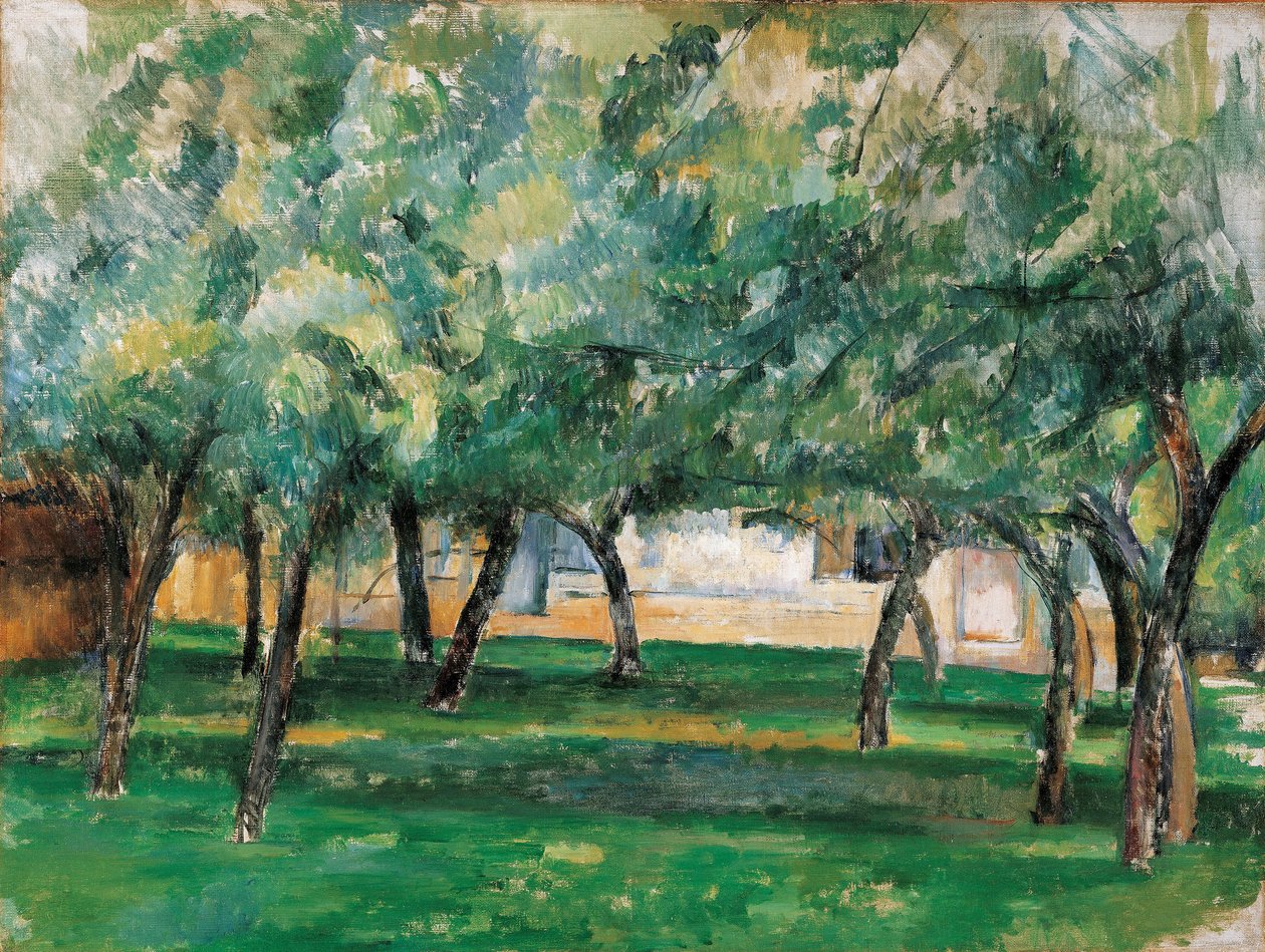 Farma v Normandii, 1885-1886 od Paul Cézanne