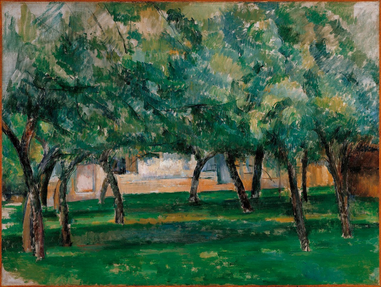 Farma v Normandii, asi 1885-86 od Paul Cézanne