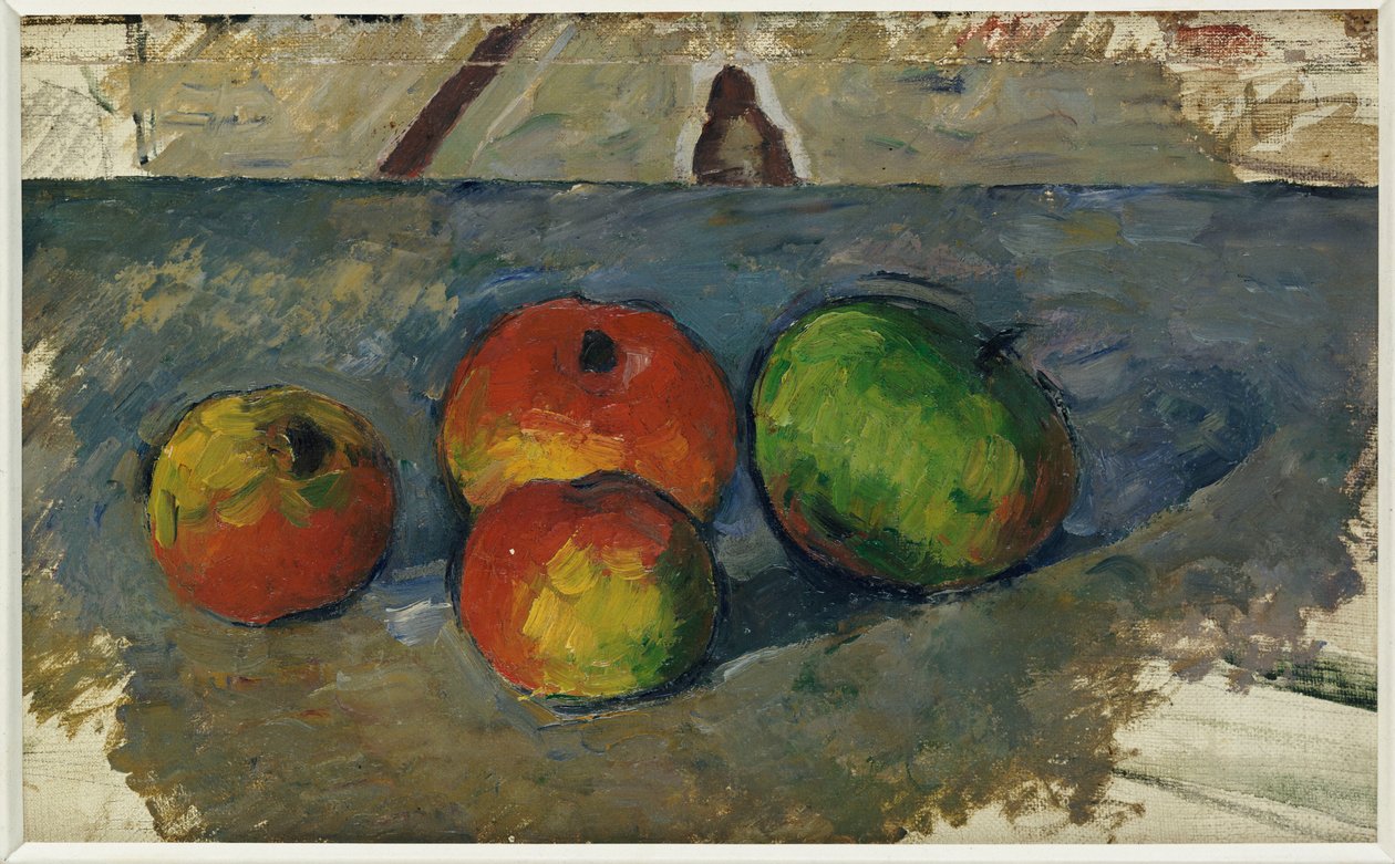 Čtyři jablka, kolem 1879-82 od Paul Cézanne