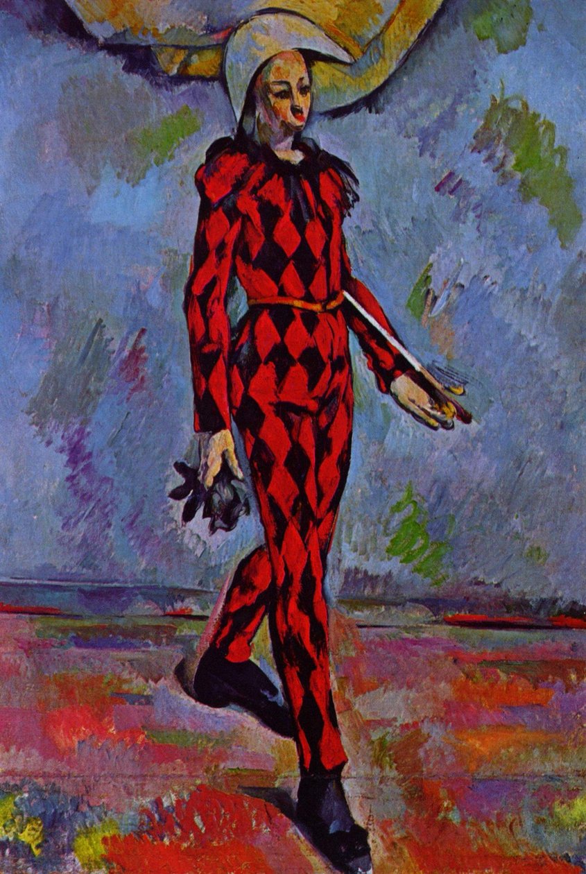 Francouzsky: Arlequin Harlequin od Paul Cézanne