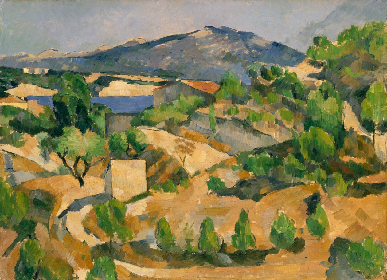 Francouzsky: Le Barrage de François Zola Přehrada François Zola od Paul Cézanne