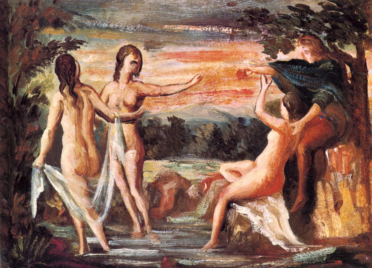 Francouzsky: Le Jugement de Pâris Pařížský soud od Paul Cézanne