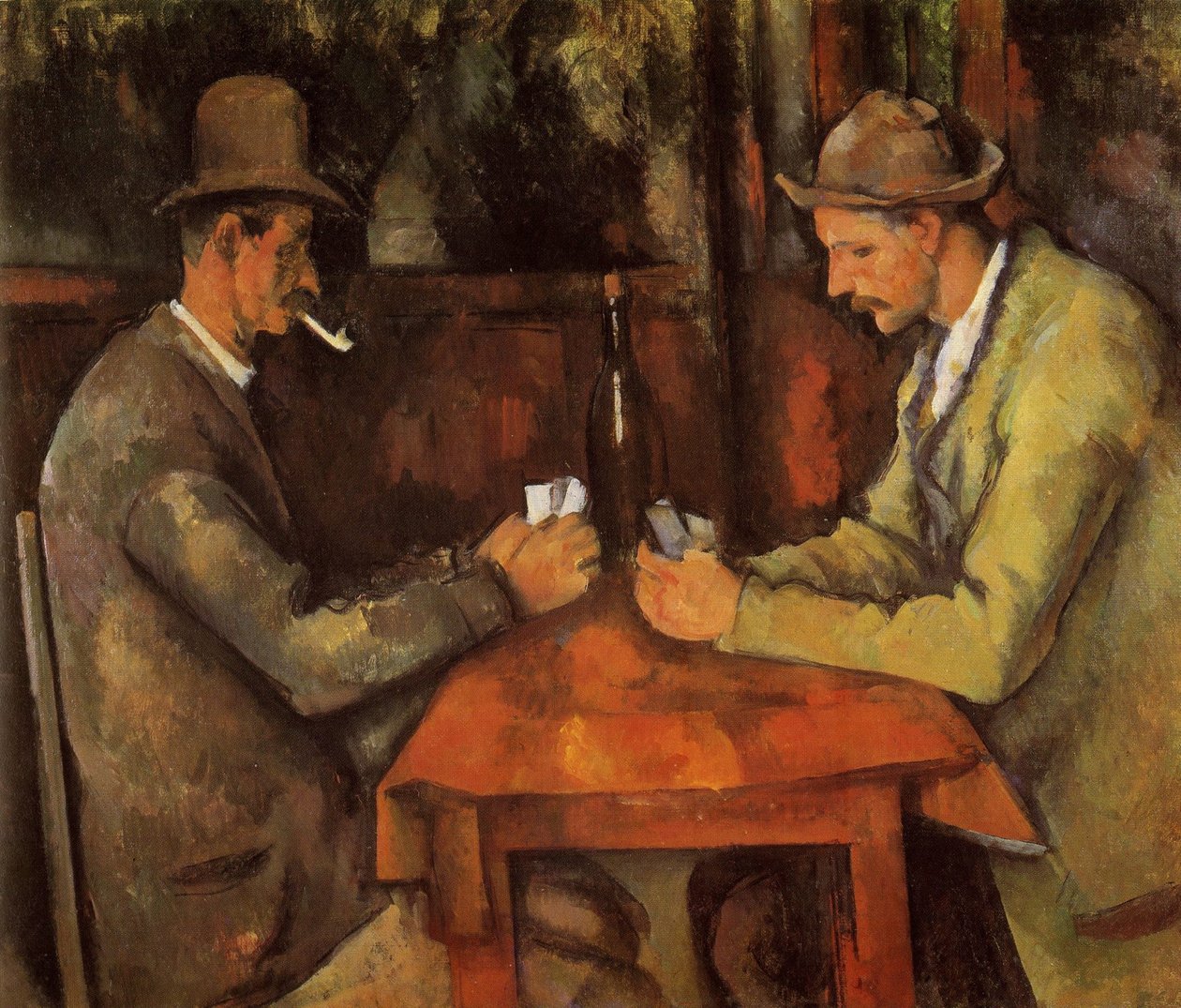 Francouzsky: Les Joueurs de cartes Hráči karet od Paul Cézanne