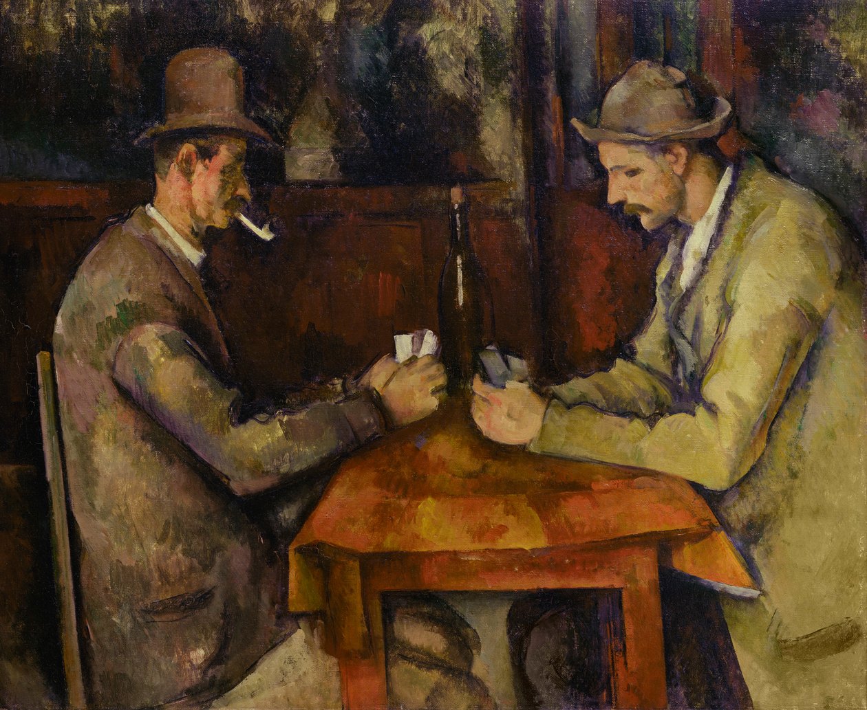 Francouzsky: Les Joueurs de cartes Hráči karet od Paul Cézanne