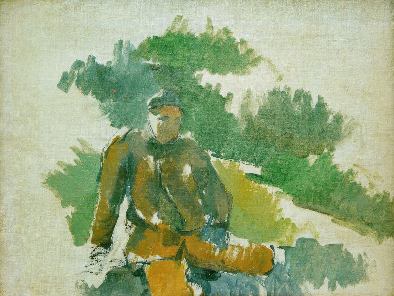 Sedící chlapec (syn Paula Cézanna?) od Paul Cézanne