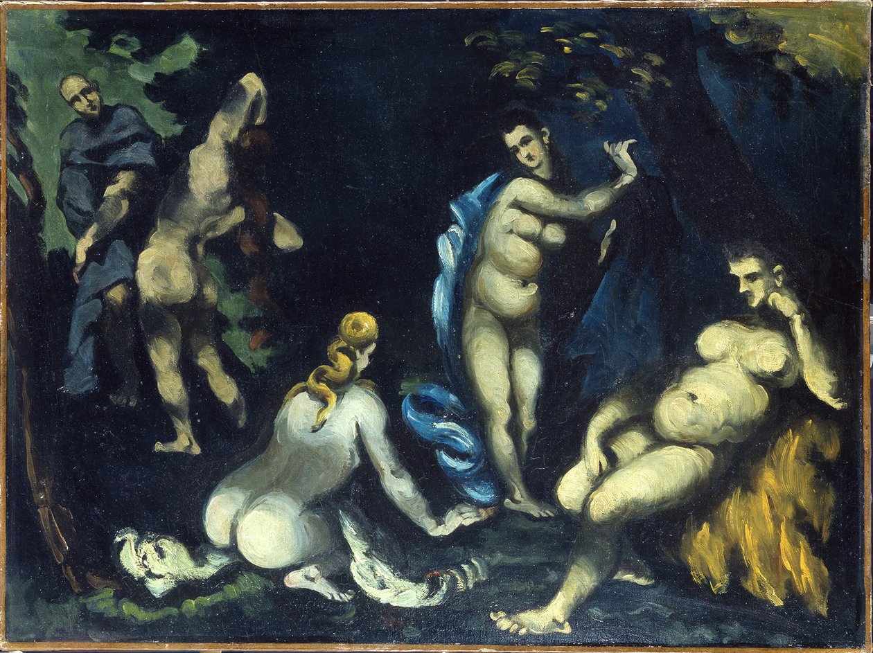 Německy: La Tentation de Saint-Antoine La Tentation de saint Antoine (Pokušení svatého Antonína) od Paul Cézanne