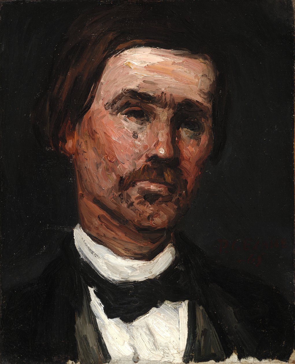 Hlava muže od Paul Cézanne
