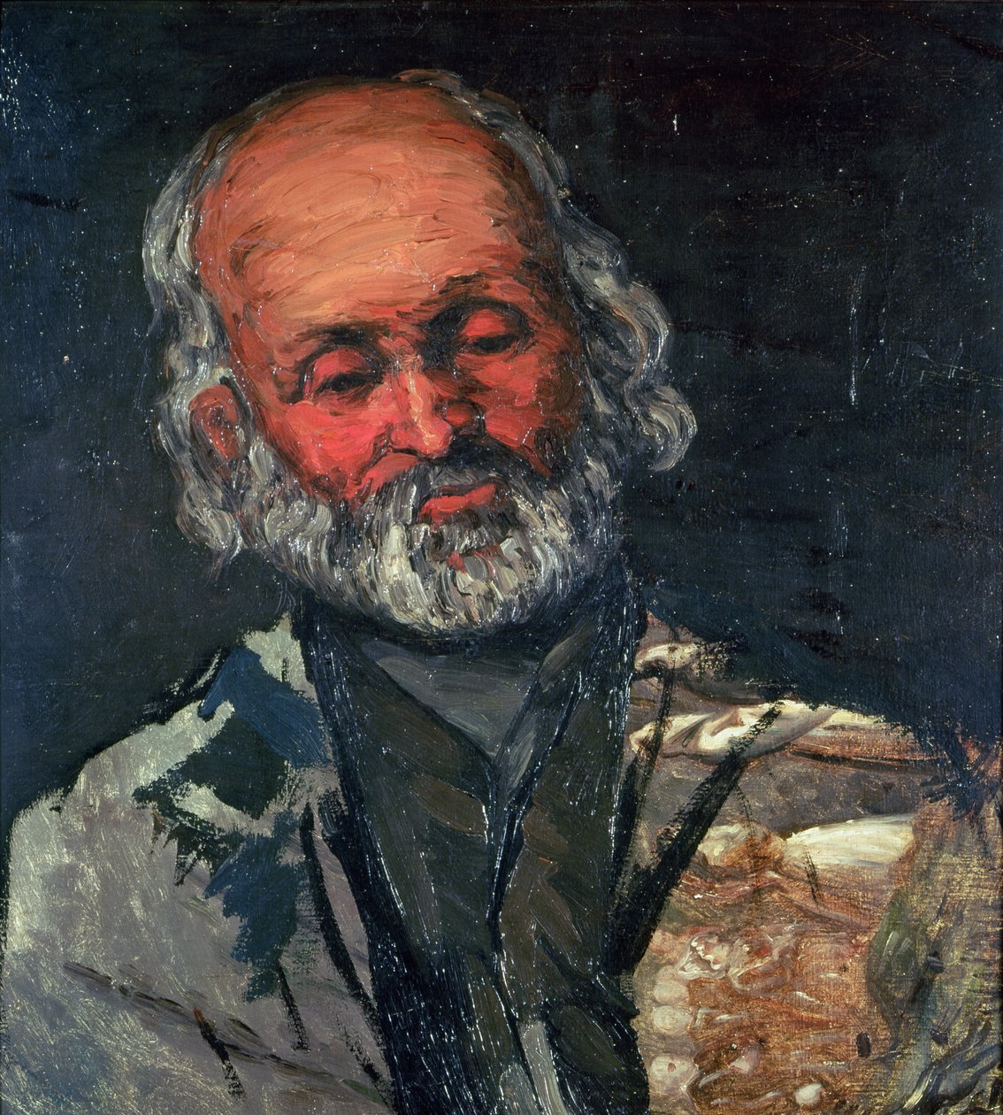 Hlava starého muže, kolem roku 1866 od Paul Cézanne
