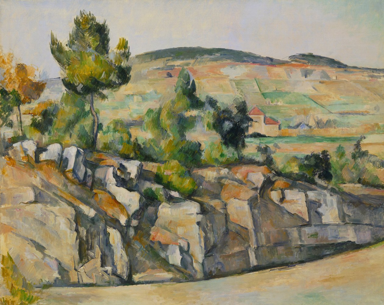 Hillside v Provence, c.1886-90 od Paul Cézanne