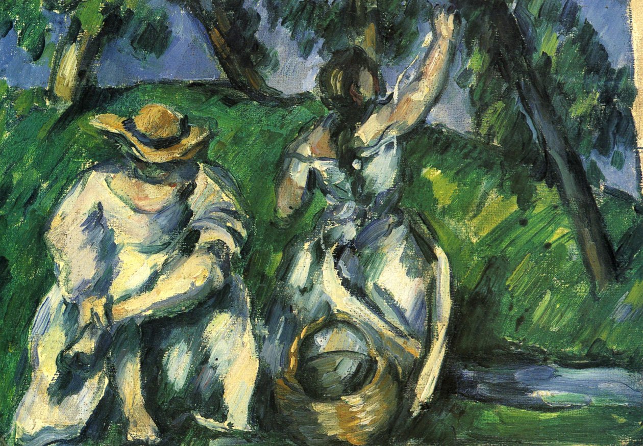 La Cueillette od Paul Cézanne