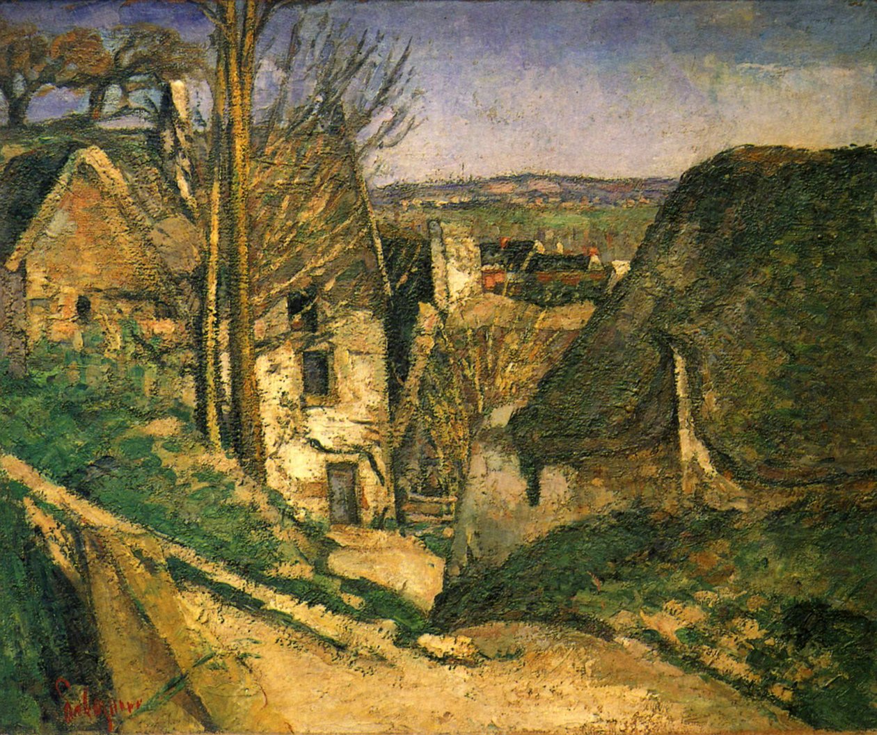 Dům oběšence, Auvers-sur-Oise od Paul Cézanne