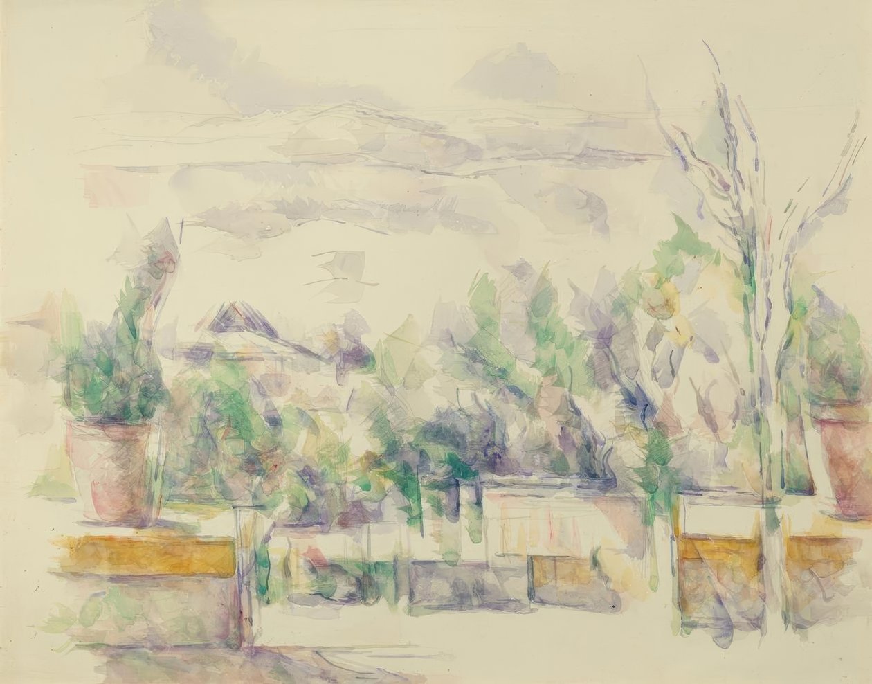 Terasa Jardin des Lauves od Paul Cézanne